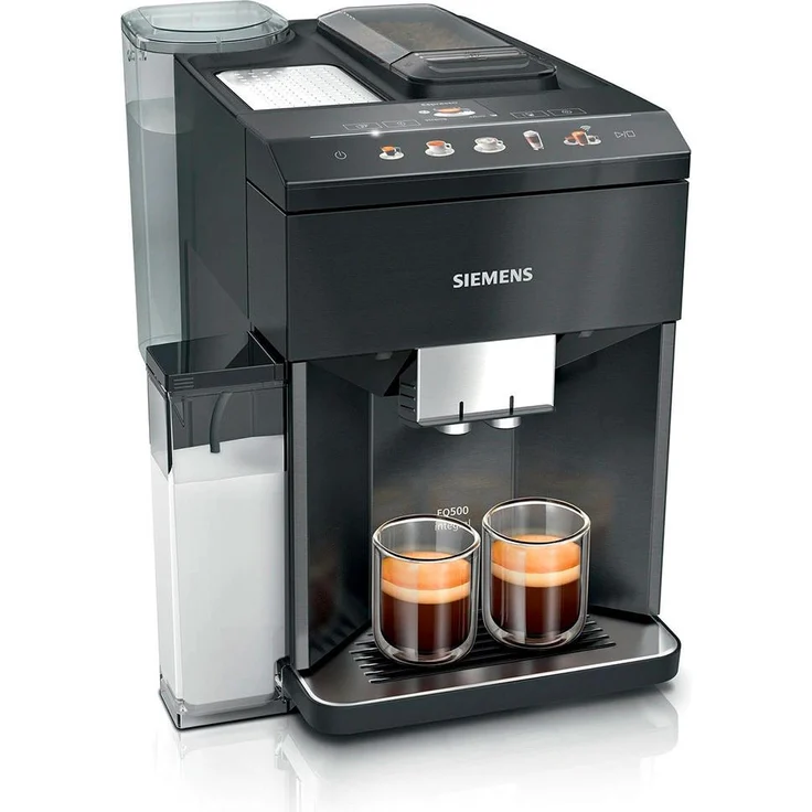 Siemens EQ.500 TQ518RX3, vollautomatische Espressomaschine mit 1,9 l Wassertank, programmierbaren Funktionen und höhenverstellbarem Kaffeeausguss