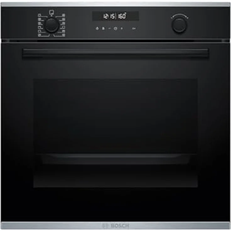 Bosch Serie 6 HBG278BB3 Einbau-Backofen, 71 l Garraum, 10 Beheizungsarten, Schwarz, Selbstreinigungseinrichtung – Bild 1