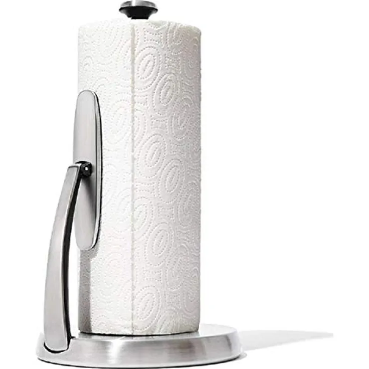 OXO Good Grips Küchenrollenhalter SimplyTear aus Edelstahl