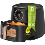 TurboTronic by Z-Line Heißluftfritteuse XL 7,2 Liter 1750W digitale Fritteuse bis 200 Grad, Fettfrei, 1-60 Min.
