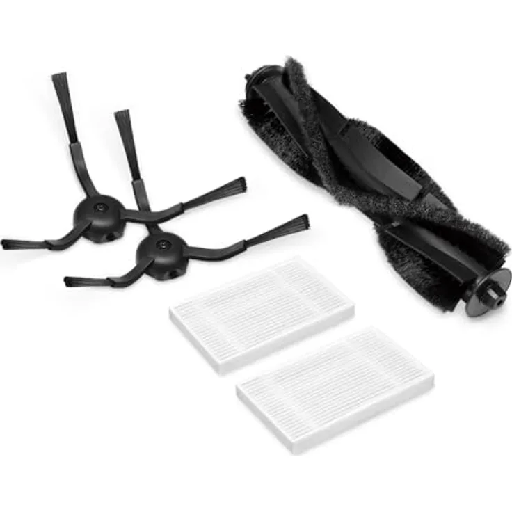 Tapo RVA105 Ersatzkit für Saugroboter, kompatibel mit RV30 Max Plus, RV30 Max, RV20 Max Plus, RV20 Max, inklusive Hauptbürste, Seitenbürsten und HEPA-Filter