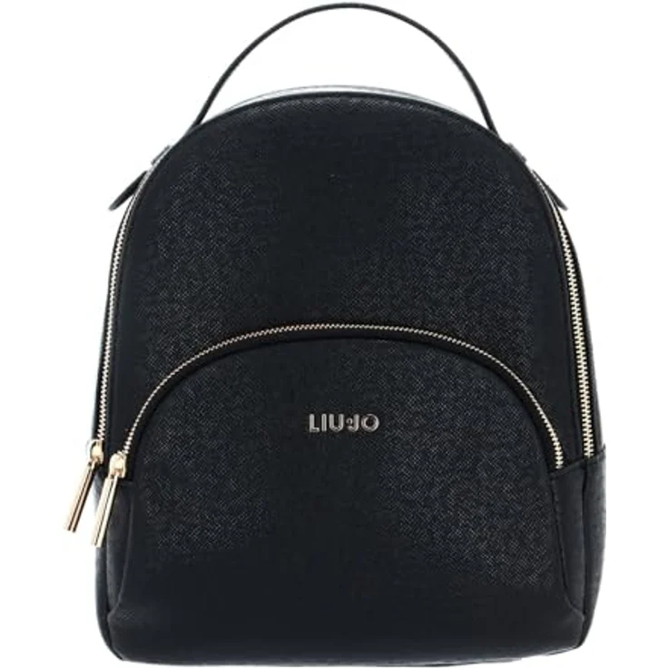Liu Jo City Rucksack 32 cm, schwarz, aus 100% PVC, Maße 26 cm x 14 cm x 32 cm – Bild 1