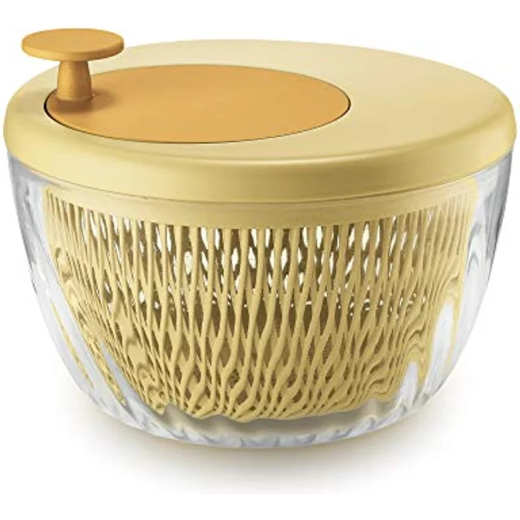 Guzzini Spin e Store Kitchen Active Design Salatschleuder, Yellow, 26 cm – Bild 2