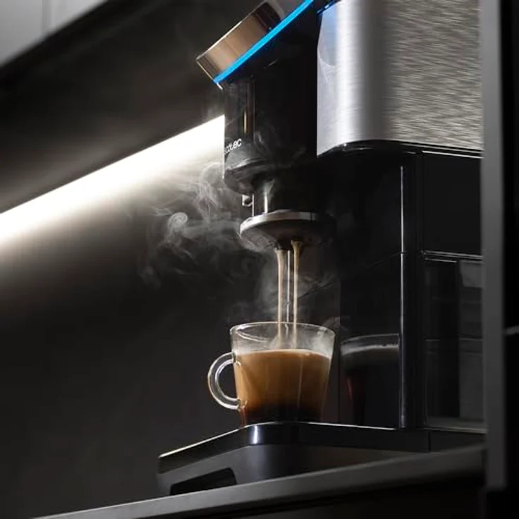 Cecotec Cremmaet Spin, Kaffeevollautomat mit integriertem Mahlwerk, 1,5 L Wassertank, 19 Bar Pumpendruck, Schwarz – Bild 10