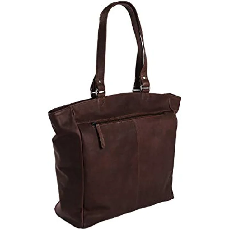 The Chesterfield Brand Berlin Shopper, Laptoptasche und Einkaufstasche aus braunem Leder, Modell C38.0160 – Bild 4