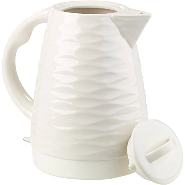 Rosenstein & Söhne Wasserkocher WSK 270.rtr, 1500W, 1,7L, Keramik, Porzellan, Kunststoff, weiß – Bild 5