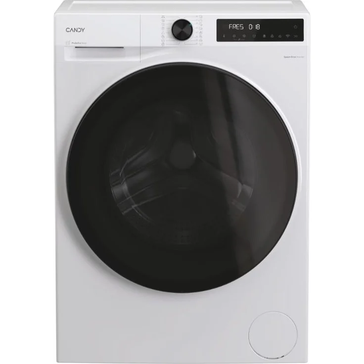 Candy BP 49SBL8-S, Frontlader-Waschmaschine mit 9 kg Kapazität, Energieeffizienzklasse A, 1400 U/min, 72 dB, Schnellwaschprogramm und Dampffunktion