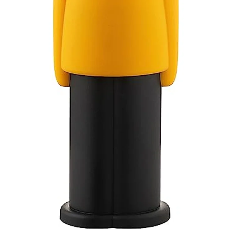 Alessi Alessandro M. AM23 YB, Design-Korkenzieher aus Thermoplastischem Harz und verchromtem Zamak, Gelb und Schwarz – Bild 4