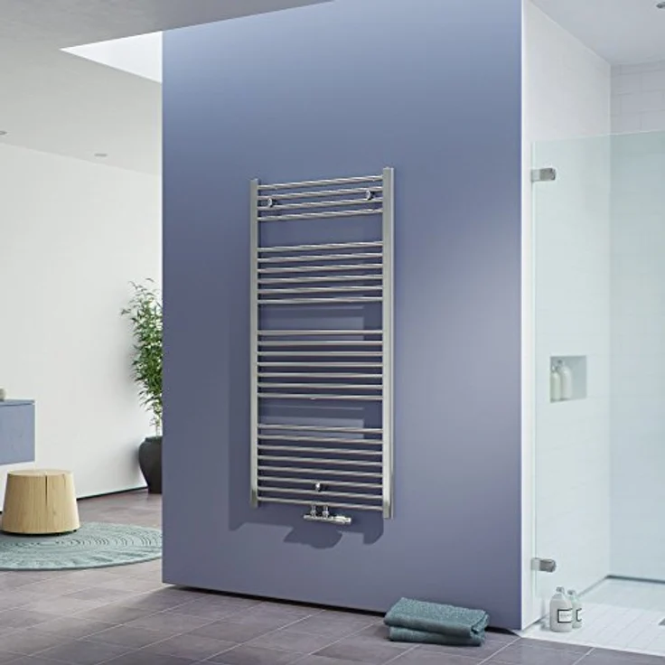 Ximax Badheizkörper C1, 60 x 163,6 cm, Wärmeleistung 551 W, Mittelanschluss, klassisches Design, Handtuchwärmer – Bild 1