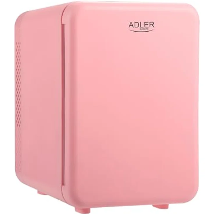 Adler Europe AD 8084 Mini-Kühlschrank 4L, tragbar mit Kühl- und Heizfunktion, Rosa – Bild 1
