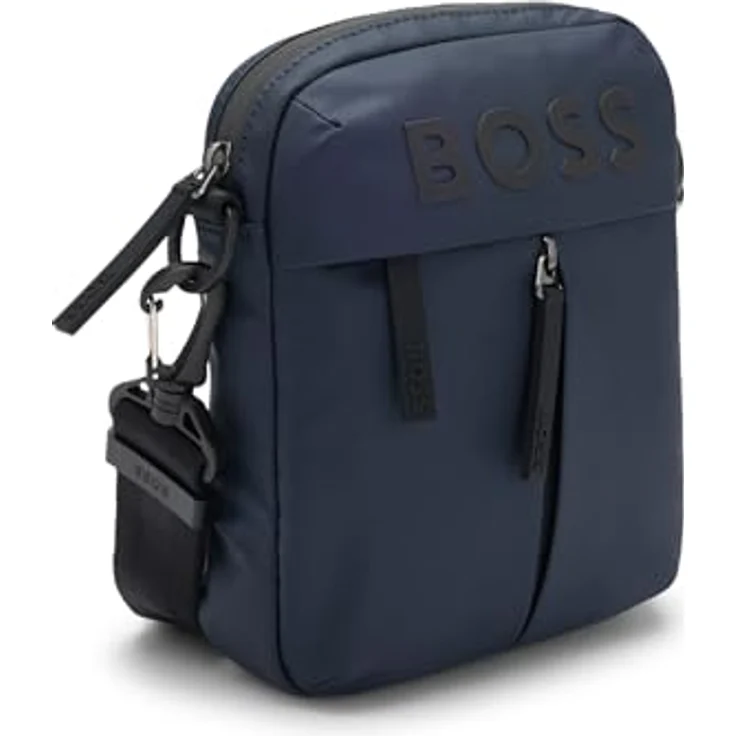 Hugo Boss Stormy Reporter Bag, Umhängetasche für Herren, DKLBLAU, verstellbarer Schultergurt, 16 x 20,5 x 4,5 cm – Bild 4