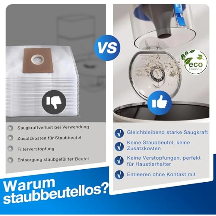 ECOVACS DEEBOT N20 Plus Saugroboter mit Wischfunktion, 8000Pa Saugkraft, staubbeutellose PureCyclone Station, Anti-Haar-Verhedderung, bis zu 300 Minuten Laufzeit, White – Bild 3