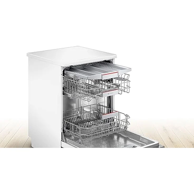 Bosch Serie 4, Freistehender Geschirrspüler, 60 cm, Weiß, SMS4EMW06E – Bild 4