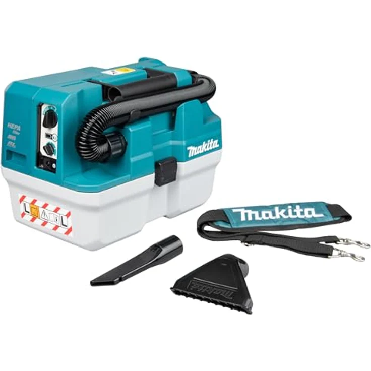 Makita VC013GLZ03 Akku-Staubsauger 40V, Nass- und Trockensauger mit bürstenlosem Motor, AWS-Funktion und 7,5 l Auffangbehälter, ideal für Baustellen – Bild 2