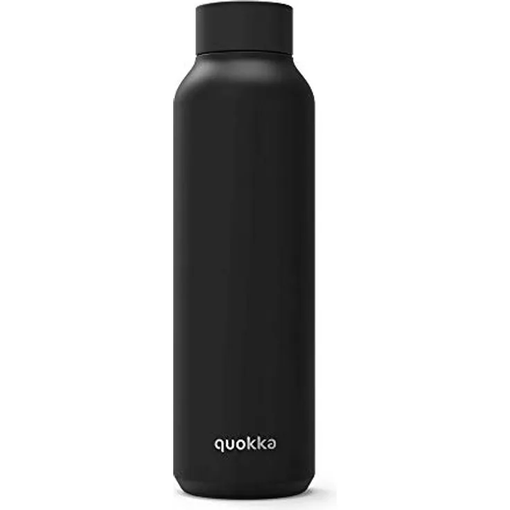 Quokka Solid - Jet Black 630 ML | Edelstahl Thermo Trinkflasche |