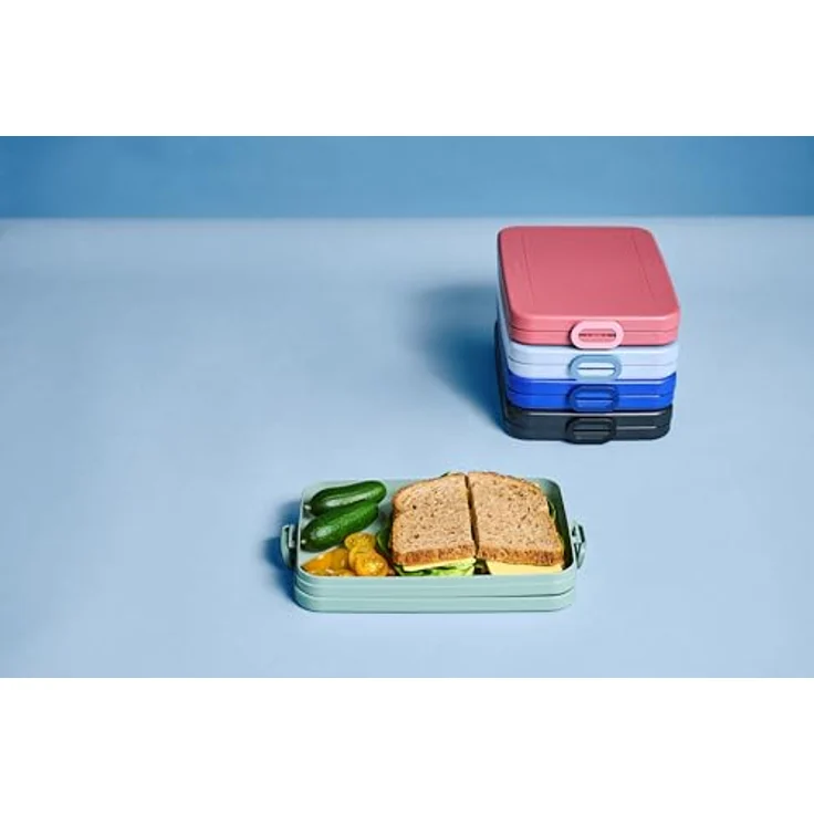 Mepal Nordic pink Lunchbox take a Break Flat, Plastik, 25.5 x 17 x 3.3 cm – Bild 7