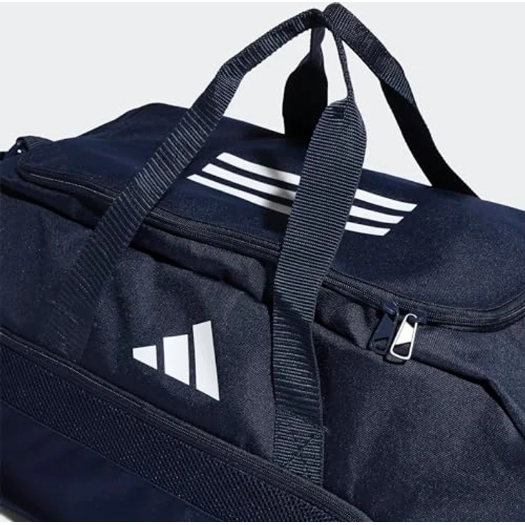 Adidas Tiro League Duffelbag M, praktische Sporttasche aus recycelten Materialien für Reise und Freizeit – Bild 3