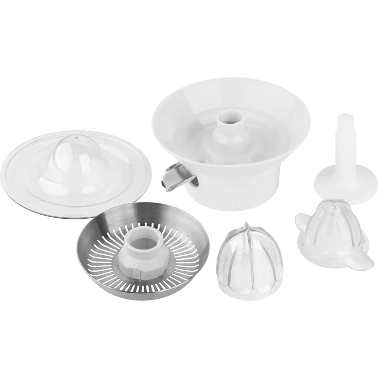 eta Zitruspressenaufsatz ETA002898020, Zubehör für Küchenmaschinen, 2 Presskegel, Edelstahlsieb - eta