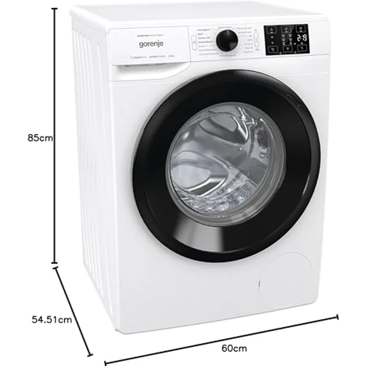 Gorenje WNEI86BPS, Waschmaschine, B, Fassungsvermögen 8 kg, Standgerät, Breite 60 cm – Bild 10