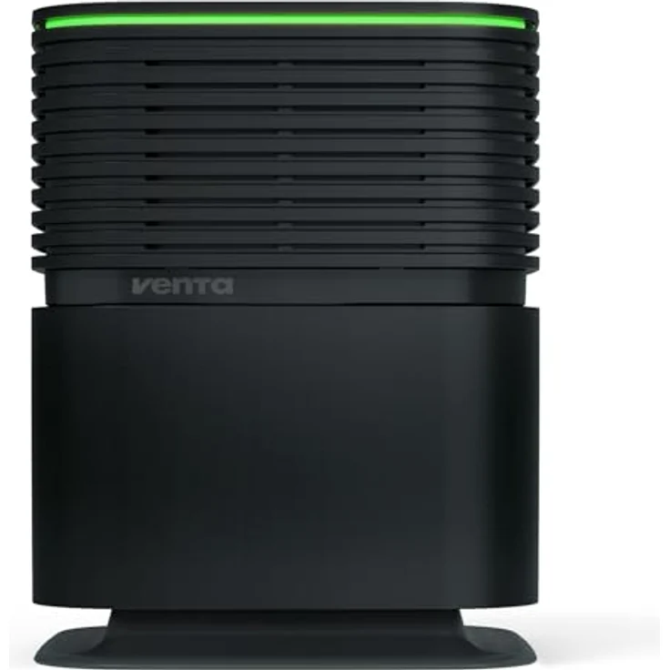 VENTA 2-in-1 Luftreiniger & Luftbefeuchter AW735 Hybrid, 6 L Tank, CADR 250m³/h, 23 dB(SPL), 5 W, 3-fach Reinigung, H13: 99,97% Feinstaub, Viren, Aktivkohlefilter: Gase, 50 m², App- und Sprachsteuerung, weiß
