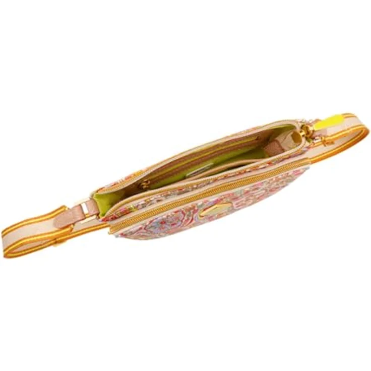 Oilily Umhängetasche Petalpark Paisley, robuste Polyesterqualität mit verstellbarem Riemen und praktischen Reißverschlussfächern – Bild 4