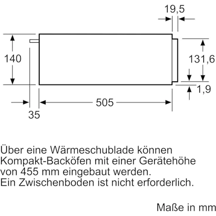 Einbau-Tellerwärmer N1AHA01G0 – Bild 7