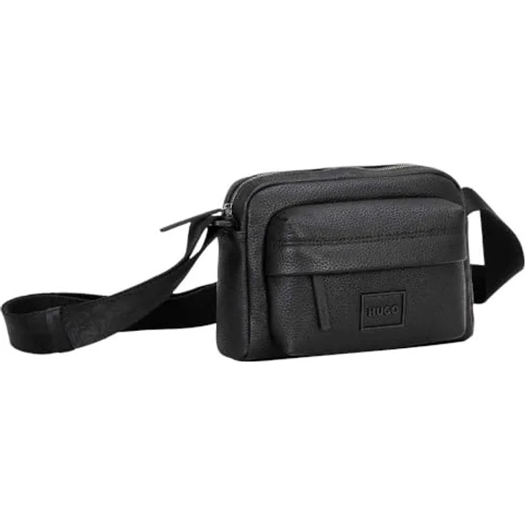 Hugo New Ethon Umhängetasche, 22 cm x 5 cm x 16 cm, schwarz, 100% Polyurethan