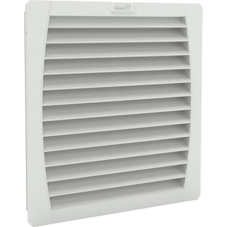 Pfannenberg PFA 60000, Belüftungsventilator mit IP54 Schutz, RAL 7035 hellgrau, werkzeugloser Einbau