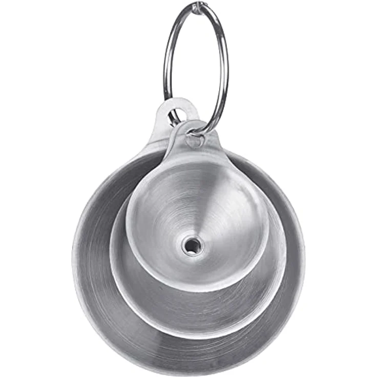 Westmark Trichter-Set, 3tlg., Ø 4,5 cm, 5,5 cm und 7,5 cm, Rostfreier Edelstahl, Mini, Silber, 51192270 – Bild 3