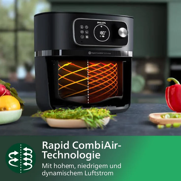 Philips Airfryer-Combi XXL Connected 7000 Series - HD9880/90 – Bild 3
