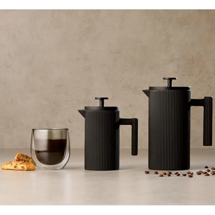 Cilio Kaffeebereiter Matera, schwarzer Kaffeebereiter mit Breite von 13,5 cm – Bild 3