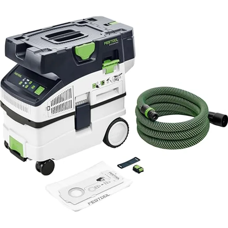 Festool Akku-Absaugmobil CLEANTEC CTLC MIDI I-Basic, mobiler Nass- und Trockensauger mit Bluetooth® Autostart, 36 V Turbine, Staubklasse L