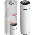 ThermoTouch Smarte Thermoskanne Edelstahl Thermosflasche Kaffeekanne Teekanne Isolierflasche LED Temperaturanzeige - Preisvergleich