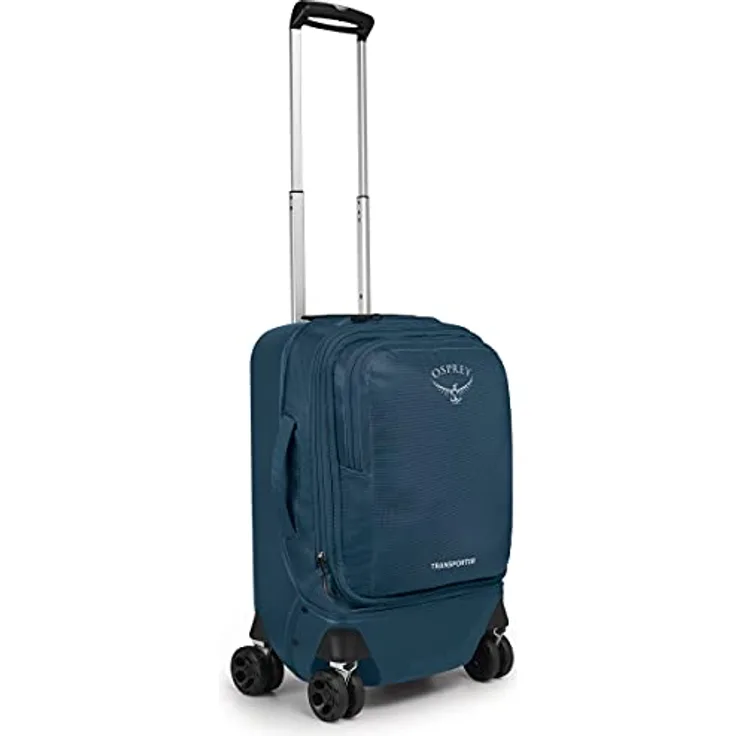 Osprey Transporter Kabinentrolley 56 cm, 4 Rollen, Venturi Blau, 100% Polycarbonat
