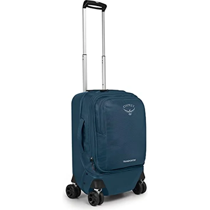 Osprey Transporter Kabinentrolley 56 cm, 4 Rollen, Venturi Blau, 100% Polycarbonat – Bild 1