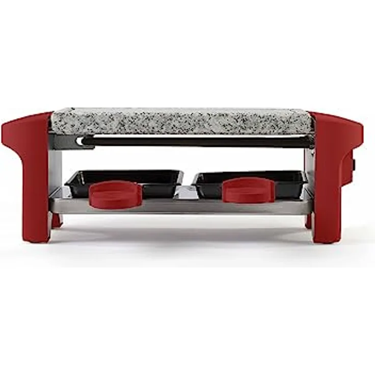 Livoo raclettegerät 2 personen 350w rot doc156rc