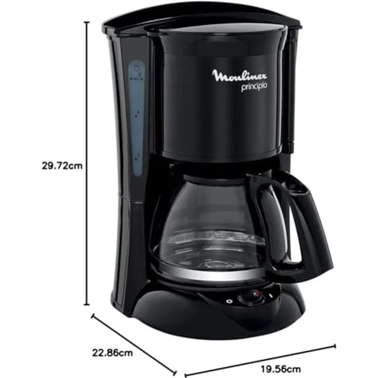 Moulinex FG1528 Kaffeemaschine mit Filter, 6Tassen, Schwarz – Bild 2