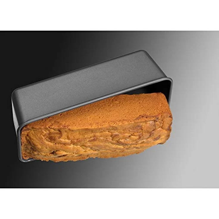 Kaiser La Forme Plus Königskuchenform, 30 x 11 cm, Backform eckig, leboden, antihaftbeschichtet, schnittfest, abgerundete Ecken und Kanten – Bild 3