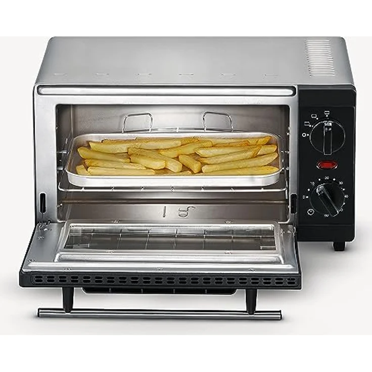 Severin Minibackofen TO 9561, Vielseitiger Backofen mit Ober- und Unterhitze, 60 Minuten Timer, kompakt in Weiß – Bild 4