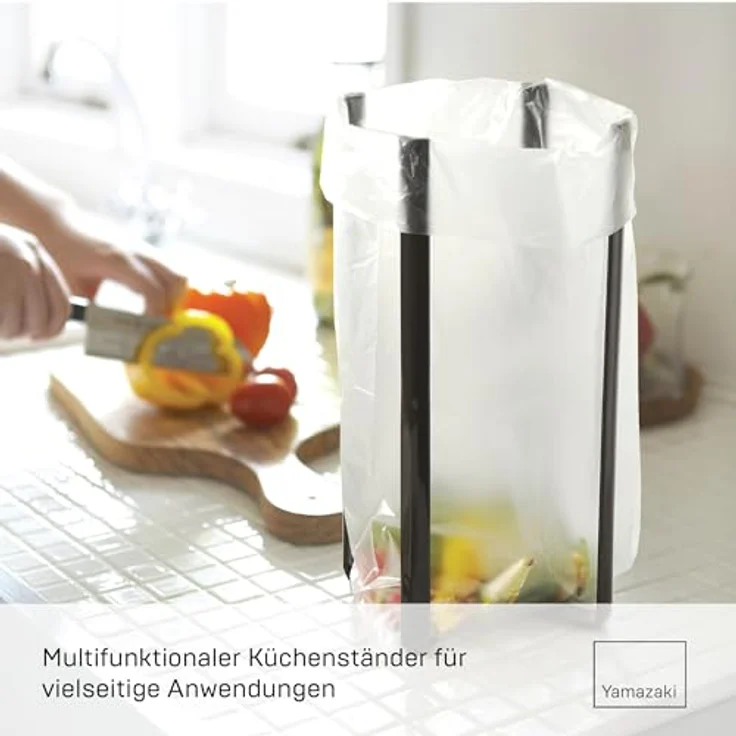 YAMAZAKI Abtropfständer, Silikonharz, Schwarz, One Size – Bild 6