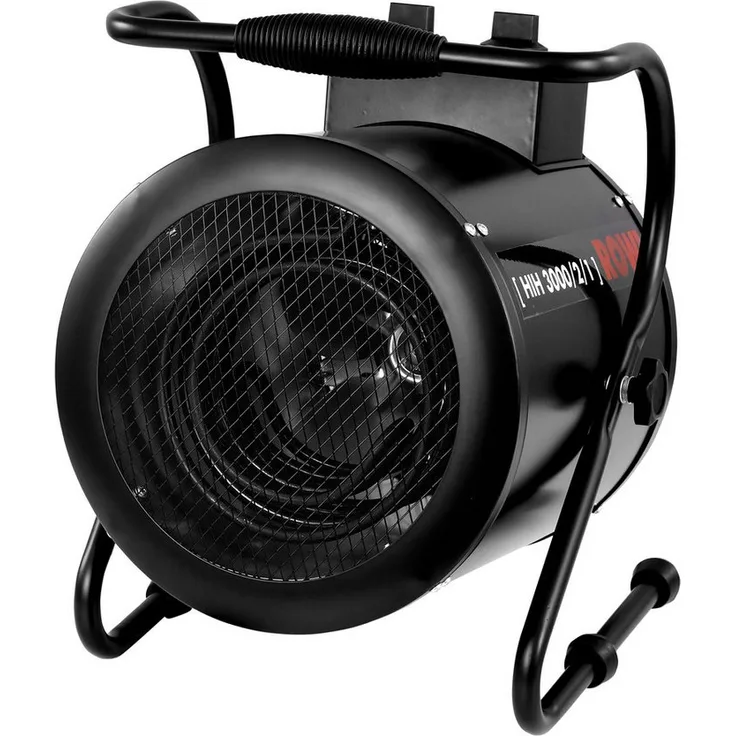 ROWI Heizgerät Rowi Industrie Heizgebläse 3000 W, HIH 3000/2/1, Mobiles Elektro-Heizgerät mit zweistufiger Heizleistung, Kaltgebläse-Stufe und rostfreiem Gehäuse