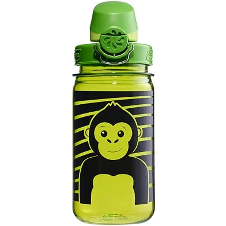 Nalgene OTF Kids Sustain, Kindertrinkflasche mit Einhanddruckverschluss, 0,35 L, BPA-frei und bruchfest – Bild 1
