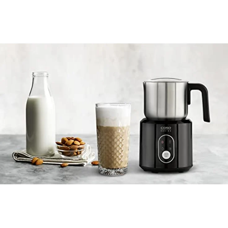 Caso Fomini Choco Black 1665 Milchaufschäumer, 250 ml Aufschäumen, Choco-Funktion, Überhitzungsschutz, Abschaltautomatik, Touch Control, schwarz – Bild 9