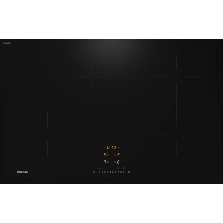 Miele Induktions-Kochfeld KM 7373 FL, schwarz, Touch-Control, Topferkennungsfunktion, Warmhaltefunktion