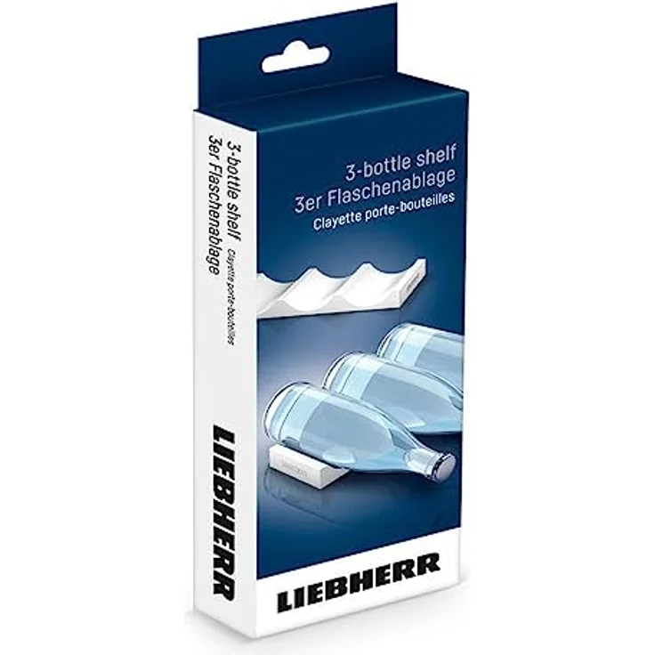 Liebherr Flaschenablage 3er Flaschenablage, platzsparend und herausnehmbar, Farbe: Weiß – Bild 2