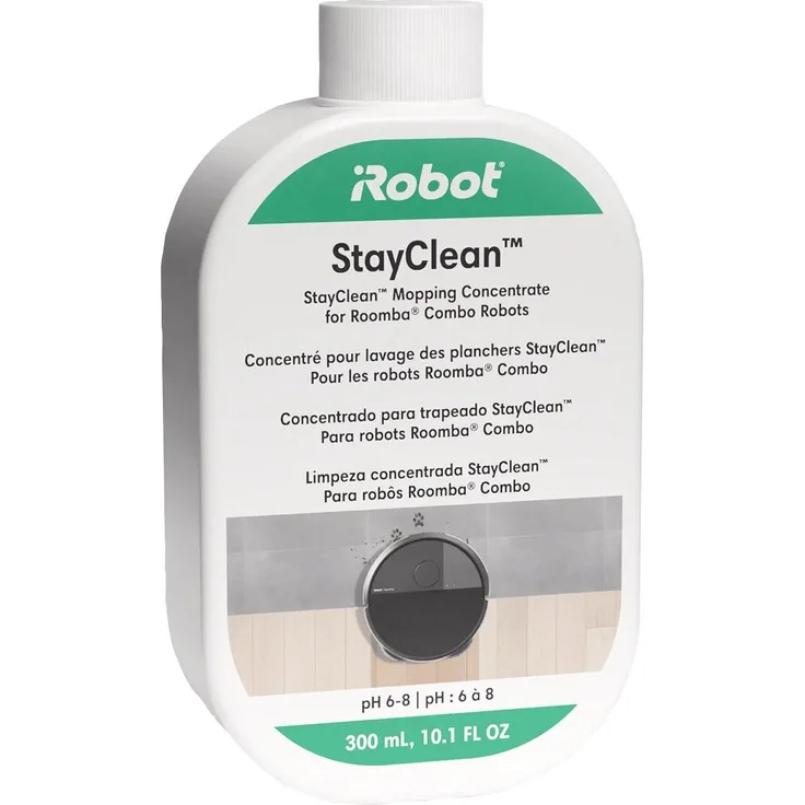 iRobot Roomba Combo Cleaning Solution, StayClean™ Reinigungskonzentrat für Hartböden, 300 ml