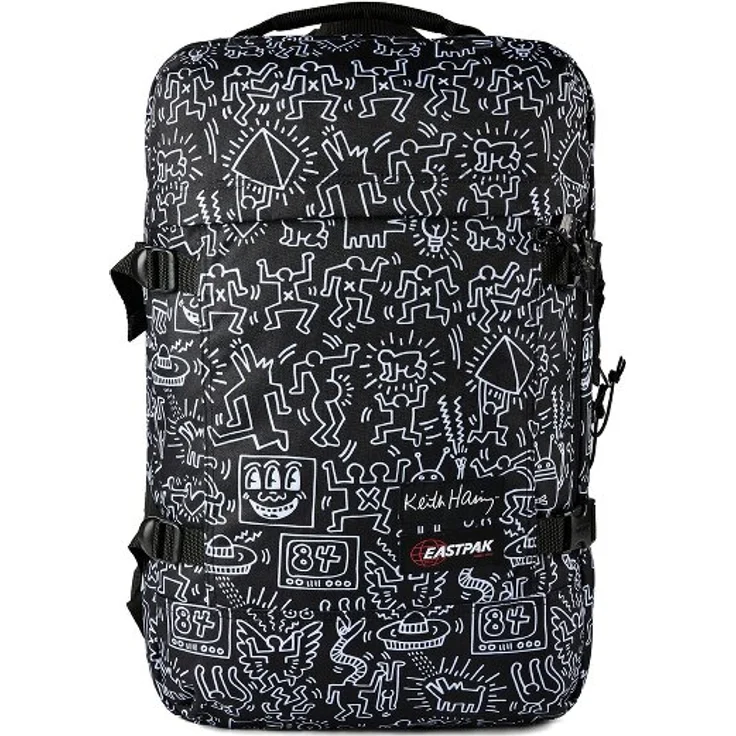 Eastpak Travelpack Weekender, Reisetasche aus 100% Polyester, 33 cm x 23 cm x 51 cm, schwarz