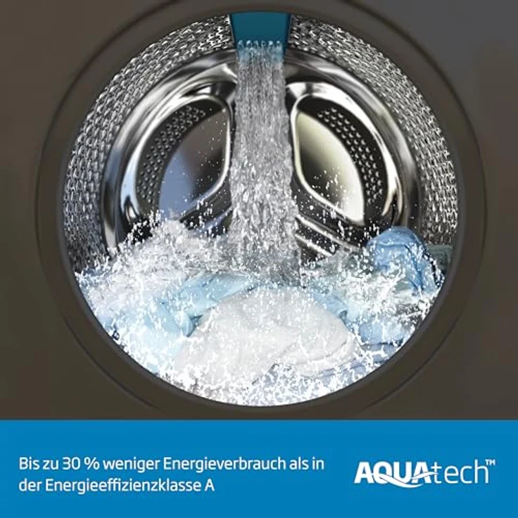 Beko B5WFU58418W, Frontlader-Waschmaschine, A, Fassungsvermögen 8 kg, Standgerät, Breite 60 cm – Bild 3