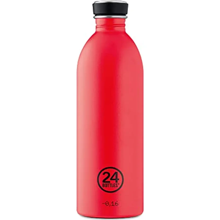24Bottles Urban - 1L/500ml/250ml Wasserflasche, Trinkflasche mit 100% Dichtem Verschluss BPA-freie Edelstahl-Trinkgflaschen [Nicht thermisch, Ultraleicht] – Bild 2