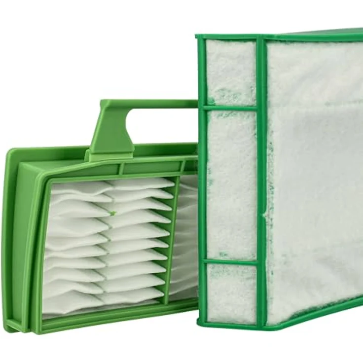 VHBW Filter-Set kompatibel mit Sebo Airbelt K3, K1, 4x Mikrofilter und Hygieneschutzfilter, weiß/grün – Bild 7